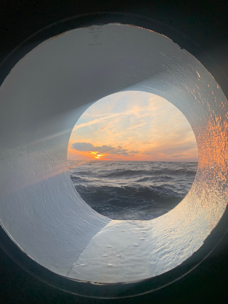 beautiful view from my porthole